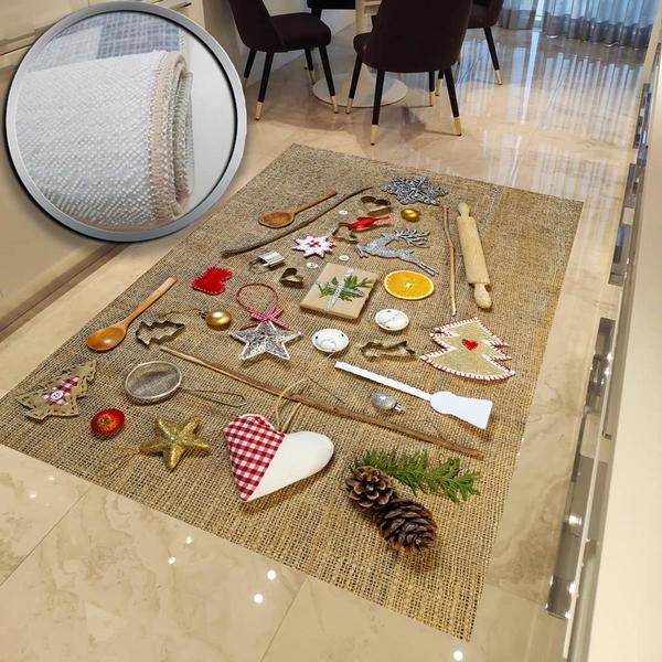 Milano Yıkanabilir Dekoratif Halı Kaymaz Taban | 8mm | MLN-DOT-HT306