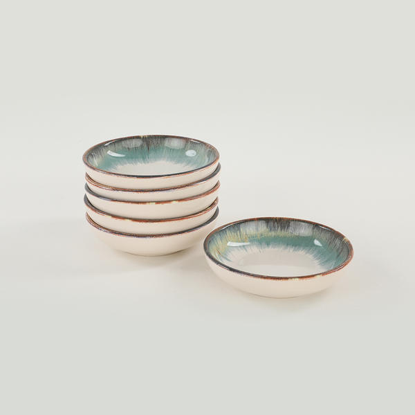 Yeşim Ring Snack / Sauce 13 cm 6 Stück - 19012 | Keramika