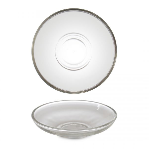 İpek | 6lı Sade Cam Çay Tabağı | RTS410/6BP