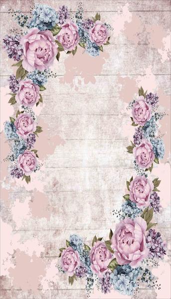 Kozzy Home Yıkanabilir, Kaymaz Taban Halı 6364 80x150