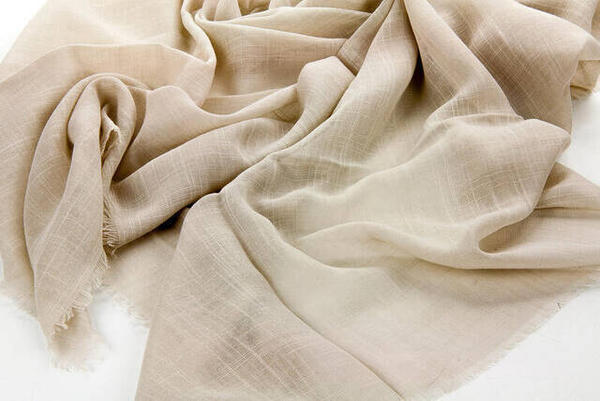 Flamed Square Cotton Sweater - Creme