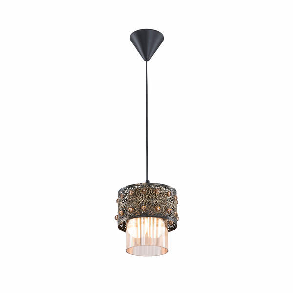 Azra Single Chandelier Tumbled