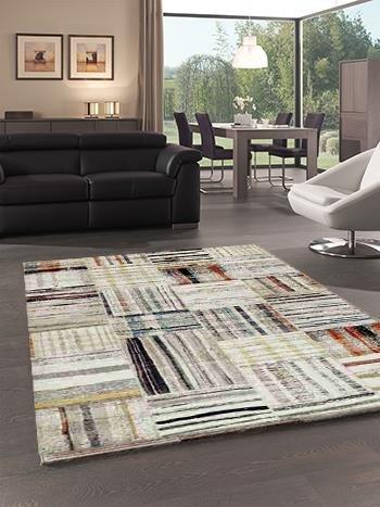 Merinos Halı Marokko Kare Desen