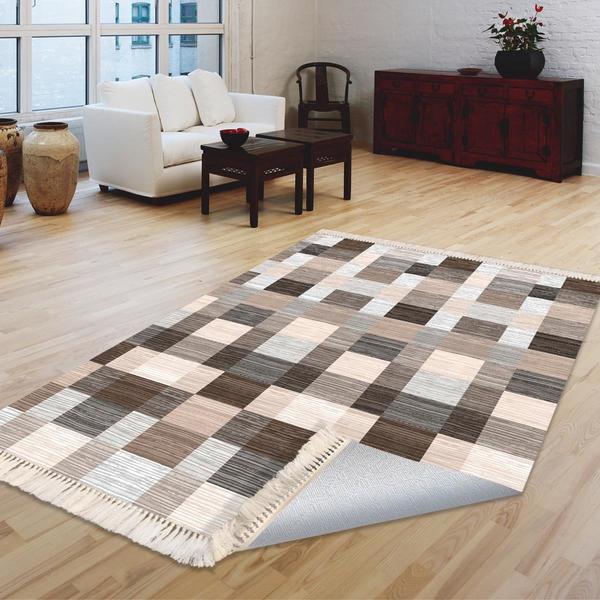 Milano Yıkanabilir Dekoratif Halı Kaymaz Taban | 8mm | MLN-DOT-HT774