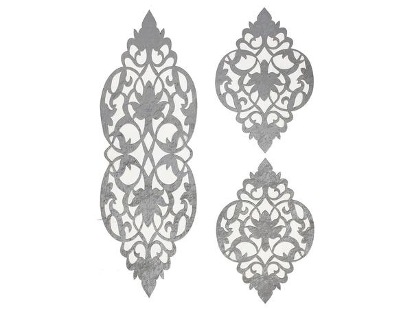 Zambak Kadife Salon Takımı 3 Parça Gri