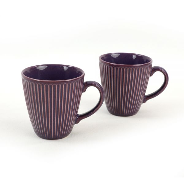 Lila Myra Tasse 10 cm 2 Stück | Keramik