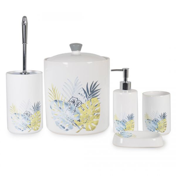 5 ENSEMBLE DE BAIN LI GUMUS MONSTERA | SILK-TLS114