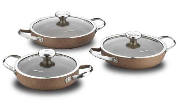 Korkmaz Browni 6 Parça Omlet Tava Seti | A1302