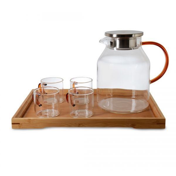 GPH25-1A / L6 TEPSILI CAM 6 PRC. SU TAKIMI SURAHI: 1,6 LT BARDAK: 130 ML | IPEK-13440