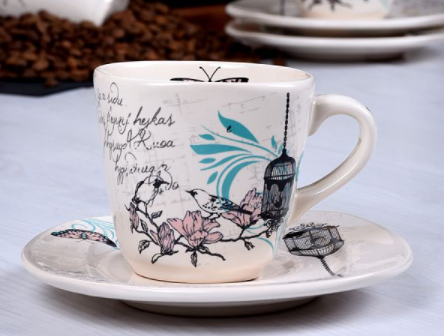 1 Retro Tea Plate | Keramika