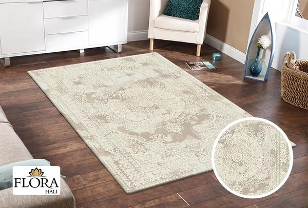 Flora Rhodos Collection Halı | Bej | F-6682-Bej