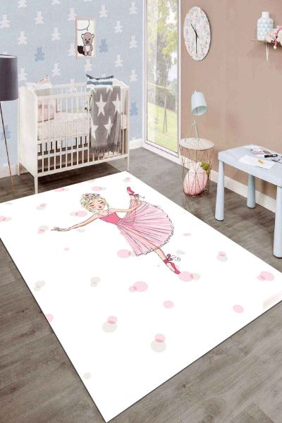 Birkilim Yıkanabilir İpeksi Kaymaz Taban Çocuk Odası Halısı | MLN-IP-SD-091