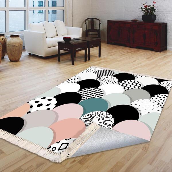 Milano Yıkanabilir Dekoratif Halı Kaymaz Taban | 8mm | MLN-HS400-1