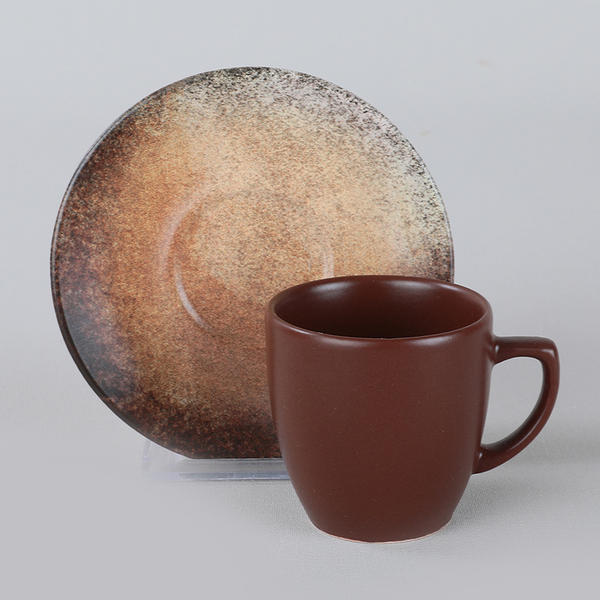 Brown Stone Kaffeeset 12 Stück für 6 Personen - 18412 | Keramika