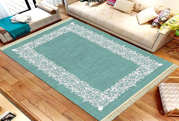 Roland 5'li Yıkanabilir Halı Seti | Turkuaz | roland-3118-turquaz