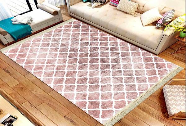 Roland 5'li Yıkanabilir Halı Seti | Gülkurusu | roland-3196-rose