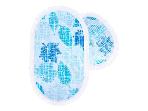 Alice Oval Badematte Set 2 Stück Türkis