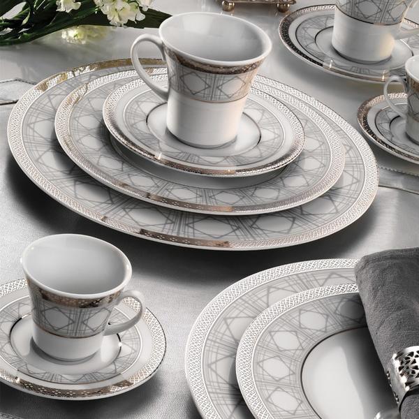 Kütahya Porselen İris 85 Parça Yemek Takımı | Yuvarlak | 12 Kişilik | 6227