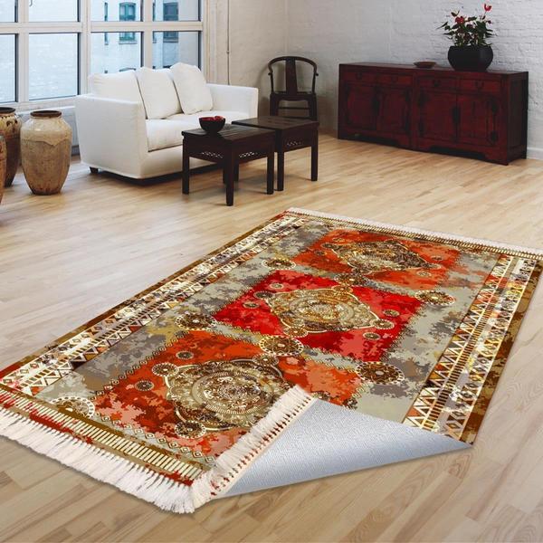 Milano Yıkanabilir Dekoratif Halı Kaymaz Taban | 8mm | Multi | MLN-HK005-1