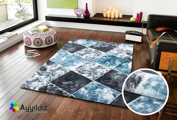 Ayyıldız Miami Halı 100% PP Heatset 12mm 2300gr | Turkuaz | 6580Turkis