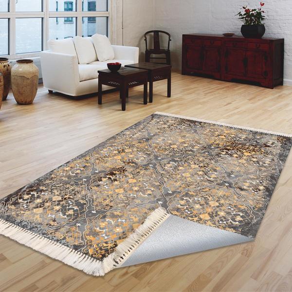 Milano Yıkanabilir Dekoratif Halı Kaymaz Taban | 8mm | MLN-DOT-HT377