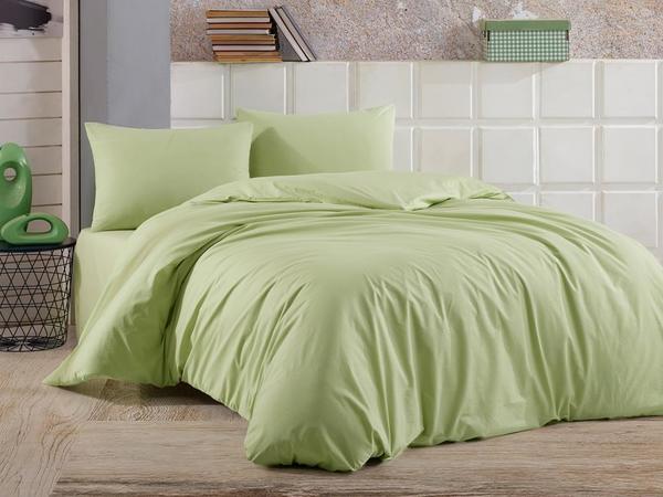 Ensemble de housse de couette simple Dowry Diyarı Almond Vert clair