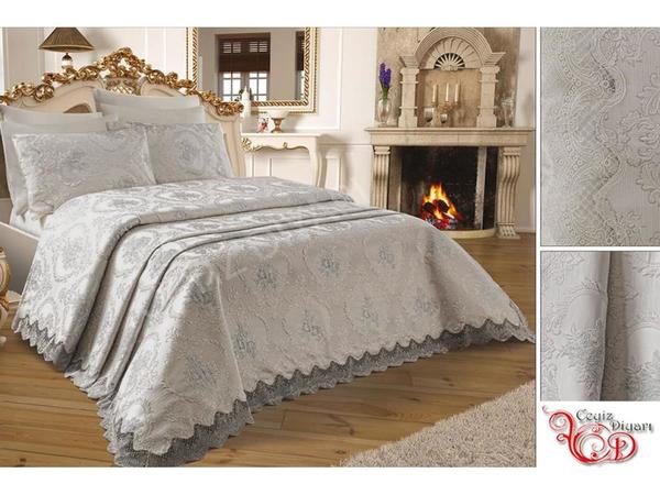 Fransız Güpürlü Victoria Pike Takımı Bej