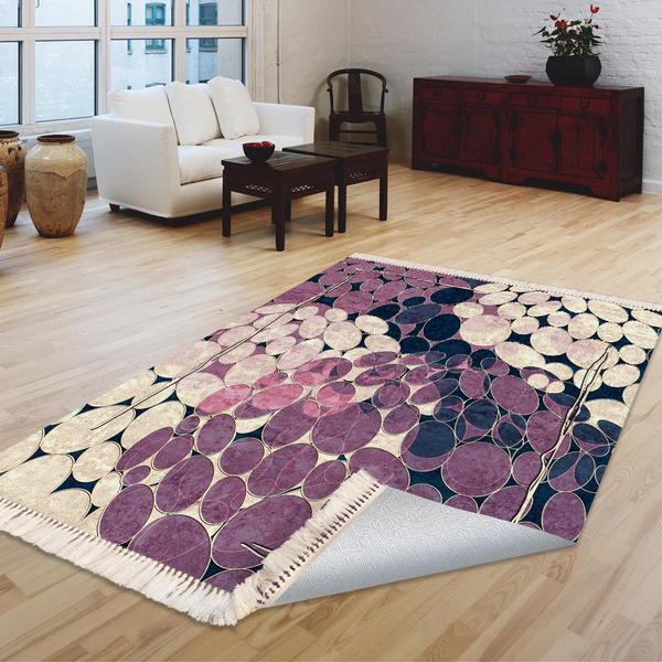 Milano Yıkanabilir Dekoratif Halı Kaymaz Taban | 8mm | MLN-DOT-HT206