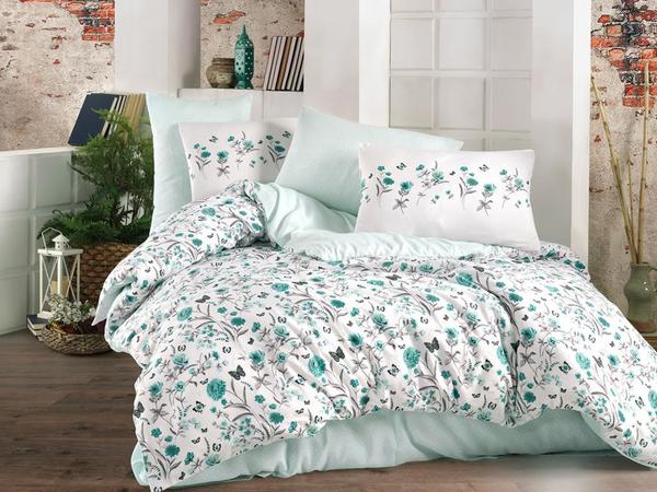 Elvira Çift Kişilik Pike Takımı Mavi