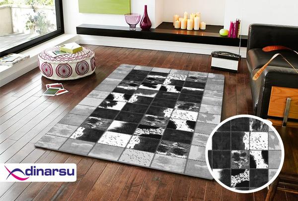 Dinarsu Yıkanabilen Halı | Sunshine | Siyah | 3050-Black