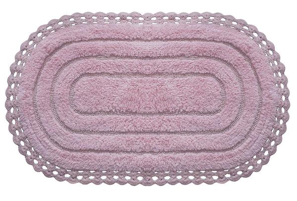 Dematex Banyo Paspas Seti %100 Pamuklu Pembe 2 Parça