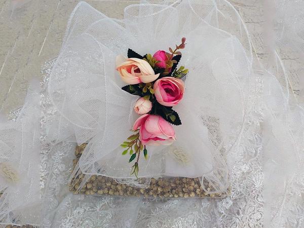 Plateau de fiançailles en miroir Frame Lux or