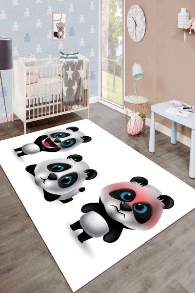 Birkilim Yıkanabilir İpeksi Kaymaz Taban Çocuk Odası Halısı | MLN-IP-SD-258