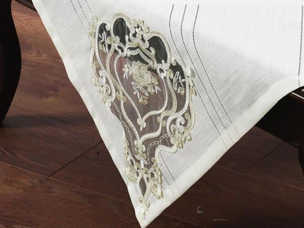 Duru Kare Şömen Tablası Ekru Altın