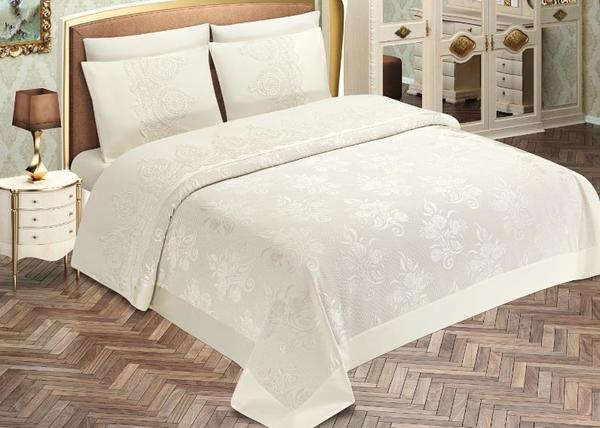 Çeyizlik Pike Takımı İstanbul Krem