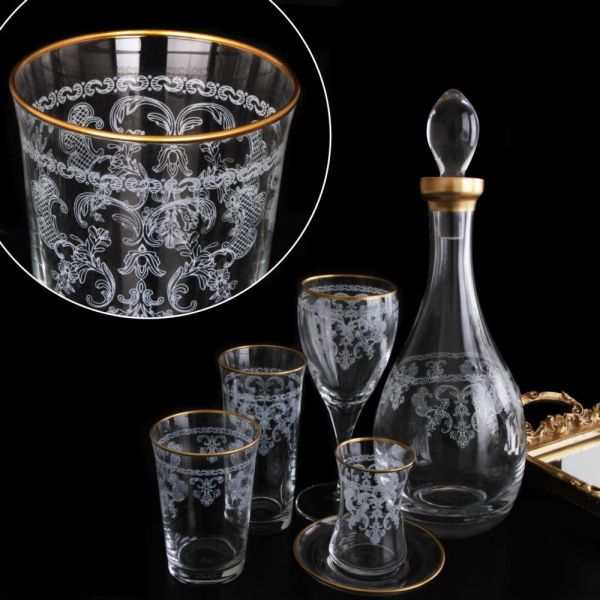 Toraman 31 Parça Ayça Dekoratif Cam Seti ÇT-42796