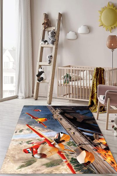 Birkilim Yıkanabilir Dekoratif Halı İpeksi Kaymaz Taban | MLN-IP-HP-741