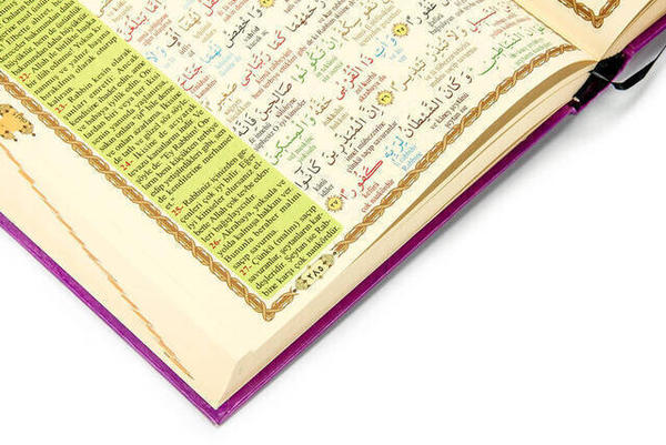 The Quran and the Interline Word by Word Turkish Reading and Means - 5 Features - Mosque Length