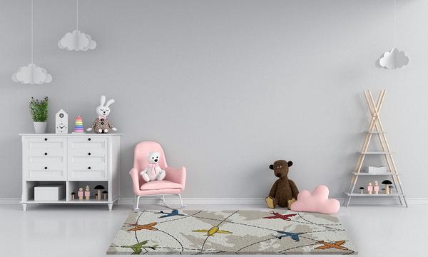 Merinos Halı Diamond Kids Plane | Krem | 22995-670-Cream