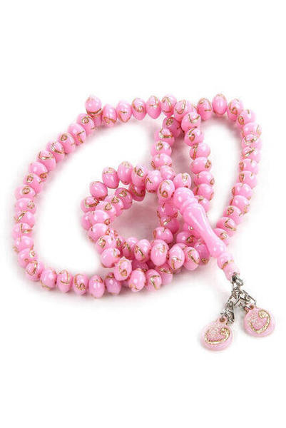 Rosary with Vav 99 Pink