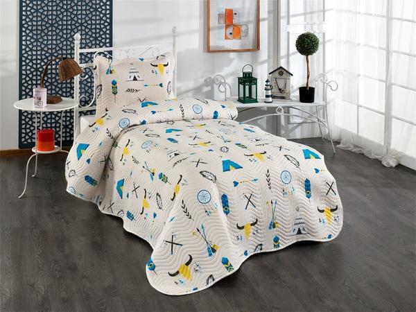 Belenay Baskılı Tek Kişilik Kapitone Yatak Örtüsü - Ceronimo