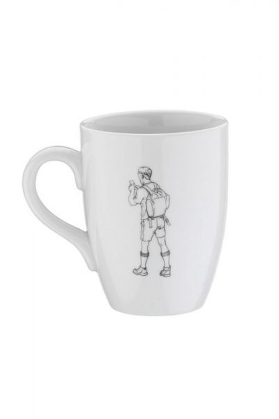 Kütahya Porselen Sporcu Mug Bardak Dağcı