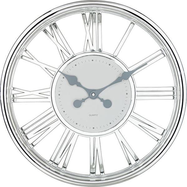 Dekonaz | Duvar Saati | Gümüş | By-3127-1a