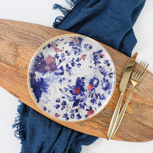 Mimoza Red Stackable Cake Plate 21 Cm | Keramika