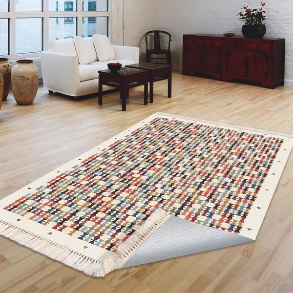 Milano Yıkanabilir Dekoratif Halı Kaymaz Taban | 8mm | MLN-DOT-HT333