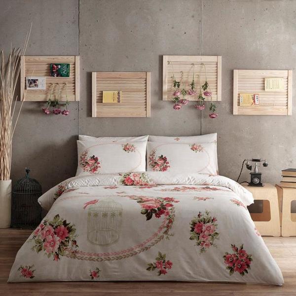 Taç Ranforce Violet Çift Kişilik Nevresim Takımı | 8886