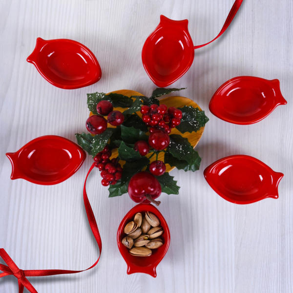 ميني سمك أحمر / صوص 8 سم 6 قطع | كيراميكا