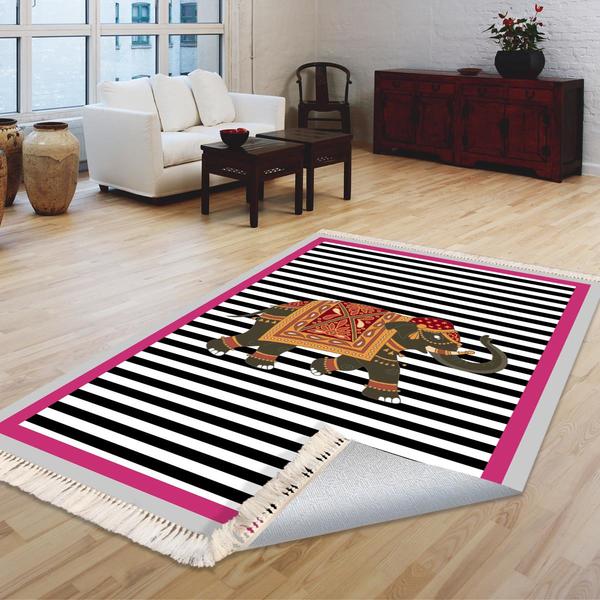 Milano Yıkanabilir Dekoratif Halı Kaymaz Taban | 8mm | MLN-DOT-HT610