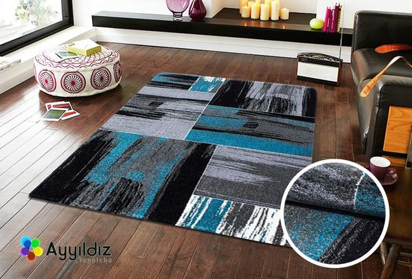 Ayyıldız Lima Halı 100% PP Frise 13mm 2800gr | Turkuaz | 1350Turkis