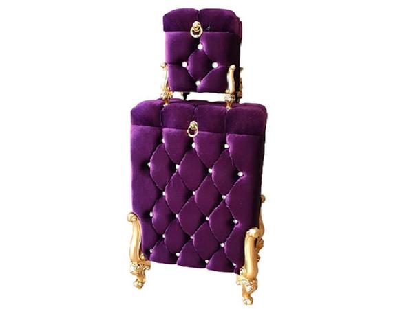 Çeyizlik Kapitoneli İncili Aura 2 Li Kirli Sepeti Takımı Mor